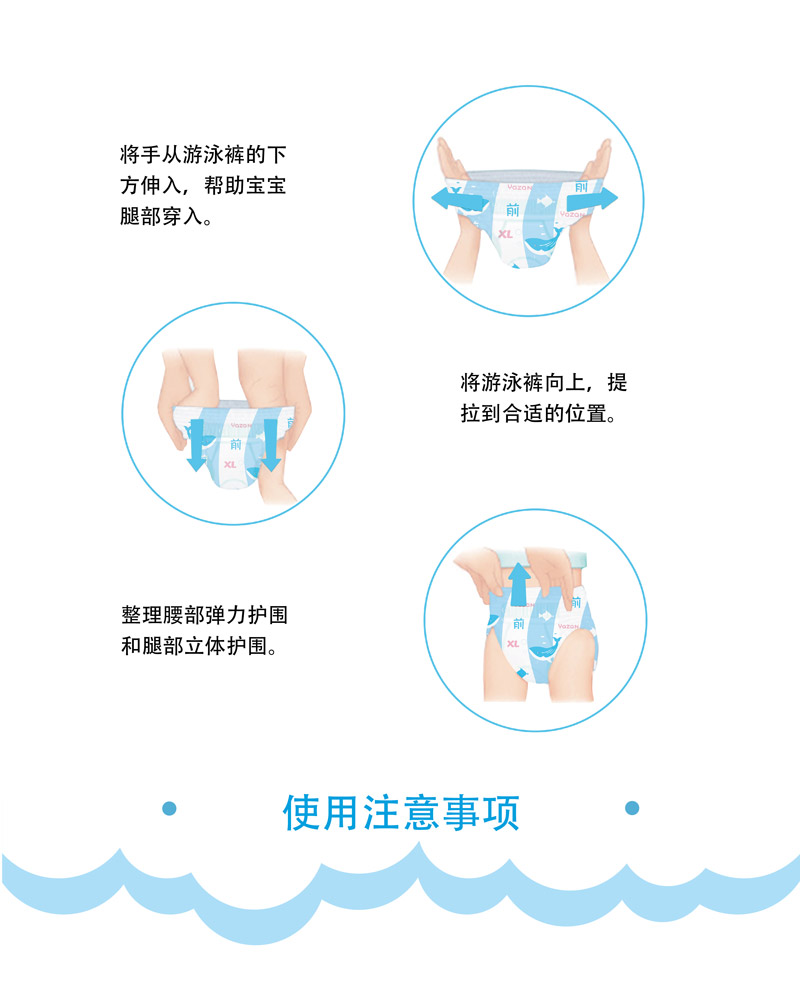 游泳裤的使用方法